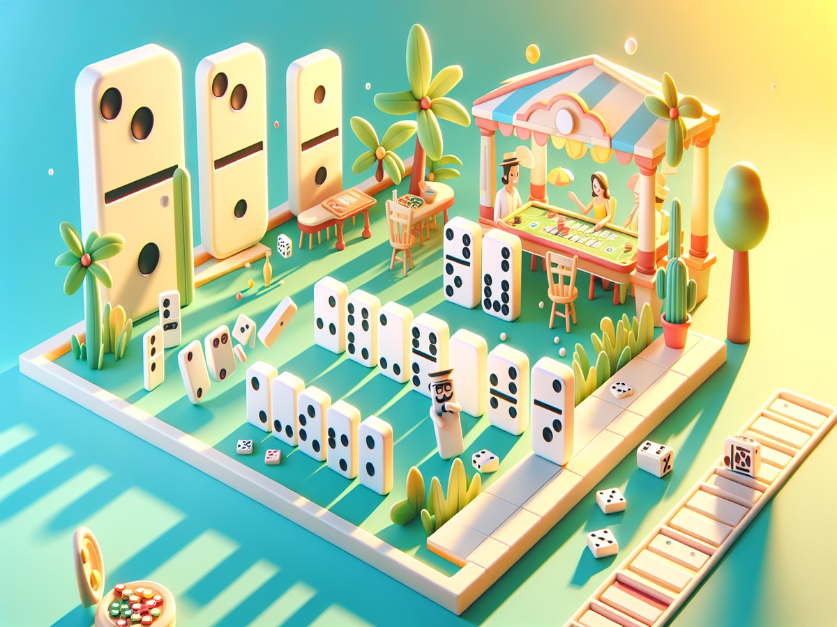 Image of Dominos Game at 1JJ Game, enhancing the gaming experience.