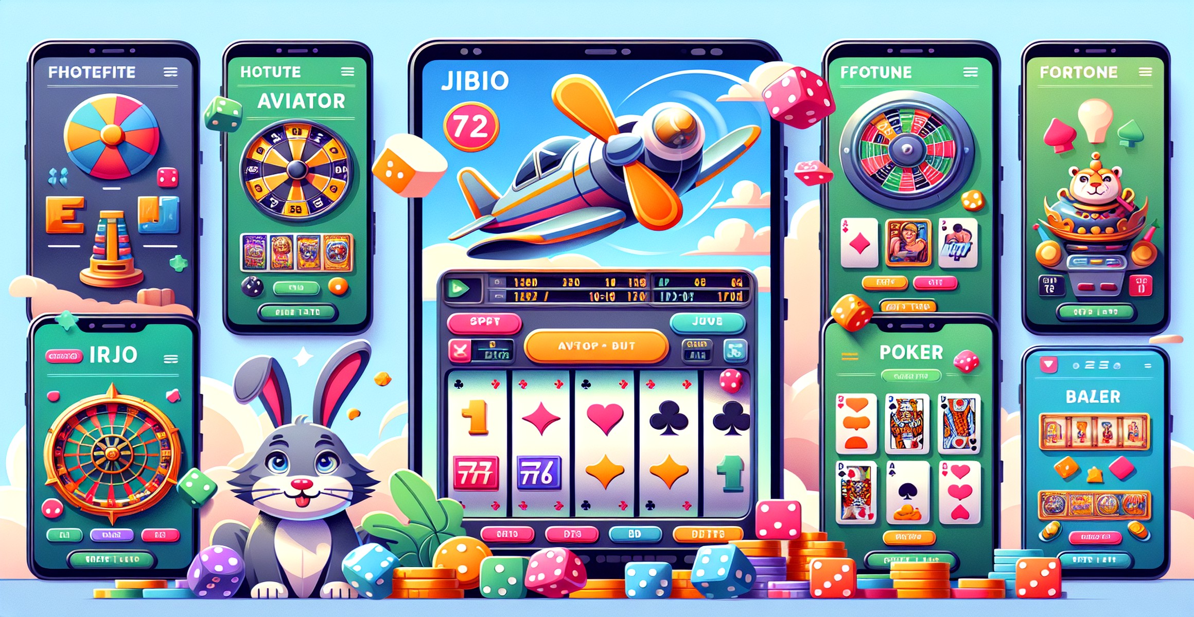 Hero image of Aviator Game, a popular slot game at 1JJ Game.